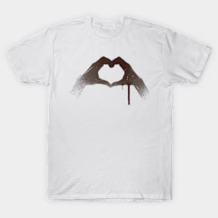 red blood love sign T-Shirt